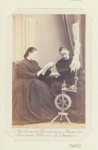 The Grand Duchess of Baden and Princess Wilhelm of Baden The Grand Duchess of Baden and Princess Wilhelm of Baden