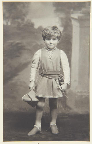 The Hon. Ivan Hay, 3rd son of Lord and Lady Kilmarnock 1887. [Album: Photographic Portraits vol. 6/64 1888-1893]