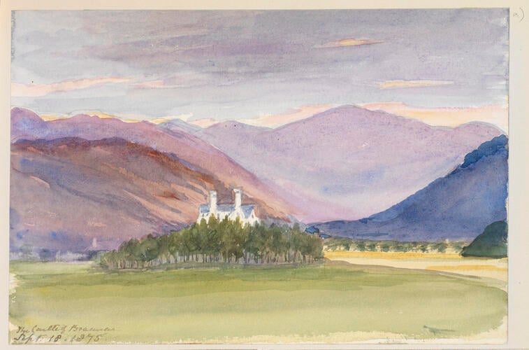 Master: SKETCHES BY QUEEN VICTORIA II
Item: Castle of Braemar
