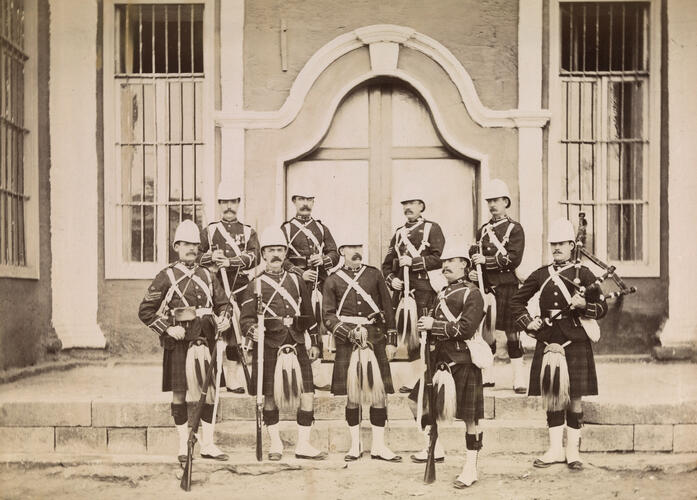 Soldiers from the Gordon Highlanders who served in the Anglo-Egyptian War