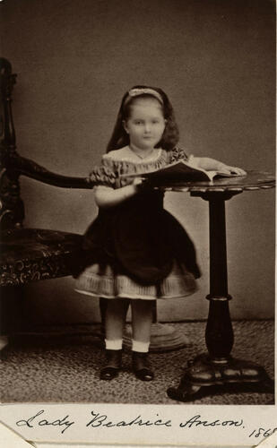 Lady Beatrice Anson. [Photographs, English Portraits. Volume 70. ]