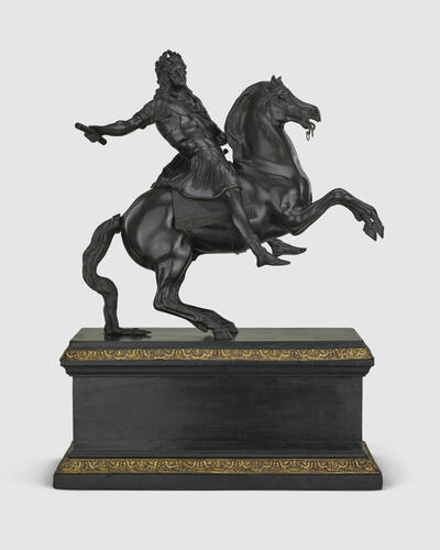 Equestrian statuette of Louis XIV