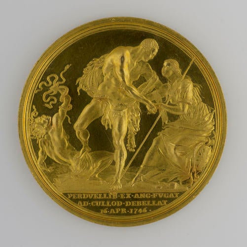 Medal commemorating the Battle of Culloden