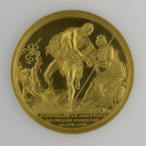 Medal commemorating the Battle of Culloden Medal commemorating the Battle of Culloden