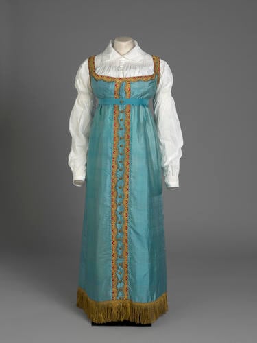 Russian style dress belonging to Princess Charlotte