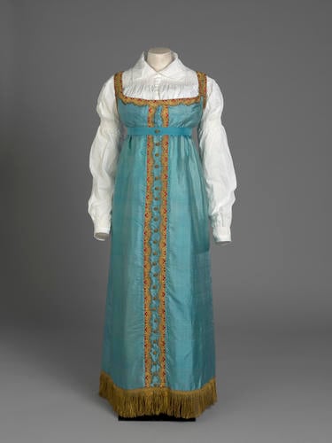Russian style dress belonging to Princess Charlotte Russian style dress belonging to Princess Charlotte