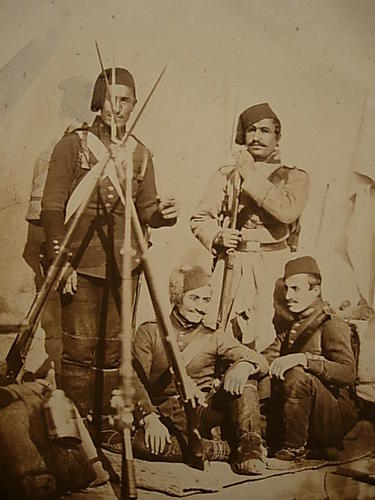 Turkish infantry soldiers