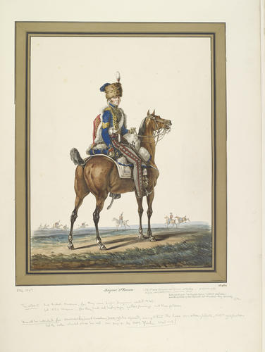Hanovarian Army. Serjeant, Hussar Regiment Lüneburg, 1813-15