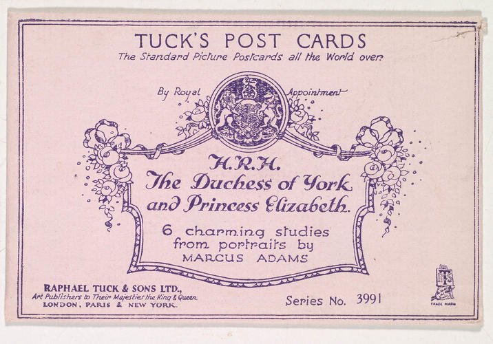 Tuck post card envelope