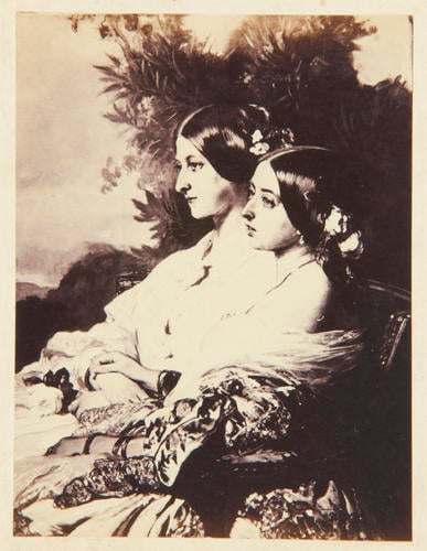 The Duchess of Nemours and Queen Victoria