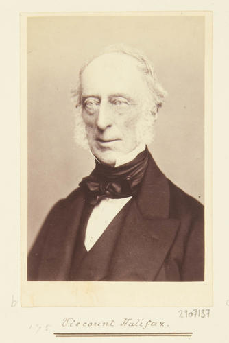 Viscount Halifax [Photographic Portraits Vol. 4/62 1861-1876]