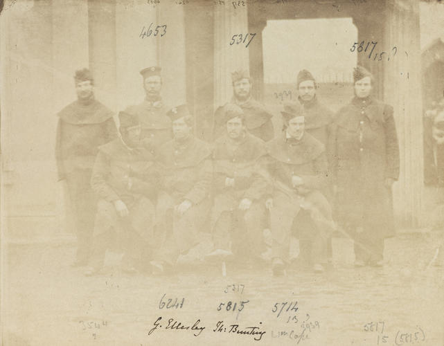 Wounded Grenadier Guards who served in the Crimean War