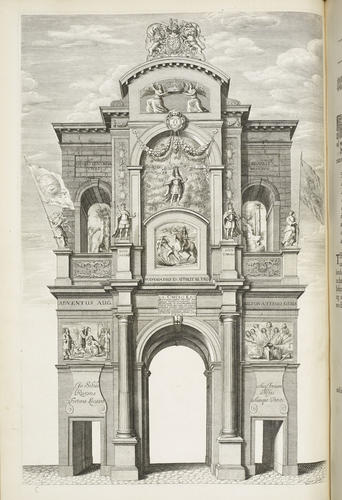 The Entertainment of His Most Excellent Majestie Charles II, in his passage through the City of London to his coronation : containing an exact accompt of the whole solemnity, the triumphal arches and cavalcade, delineated in sculpture ; the speeches and impresses illustrated from antiquity. To these is added a brief narrative of His Majestie's solemn coronation, with his magnificent proceeding, and royal feast in Westminster-Hall