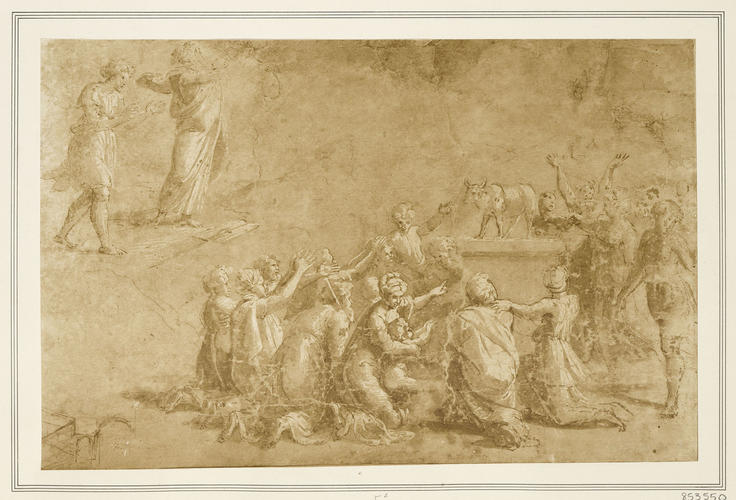 The adoration of the golden calf The adoration of the golden calf