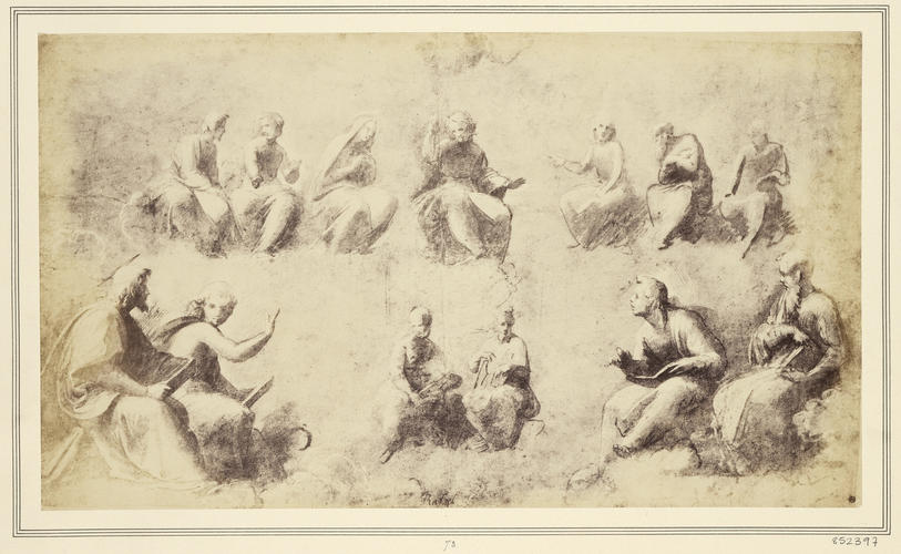 Study for the upper part of 'The Disputa'