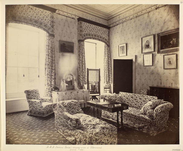 Princess Louise's dressing room at Claremont, occupied after her wedding Princess Louise's dressing room at Claremont, occupied after her wedding