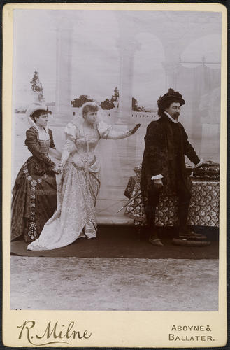 Balmoral Tableaux-Vivants 1893 & 1894. 'The Casket' (Scene from the Merchant of Venice) Balmoral Tableaux-Vivants 1893 & 1894. 'The Casket' (Scene from the Merchant of Venice)