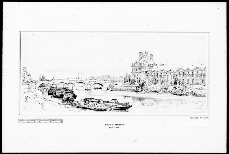 The Quai des Tuileries and Pont Royal, Paris