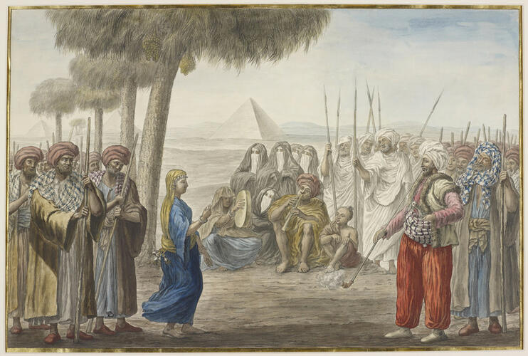 A woman dancing ['Dancing girls of Egypt']