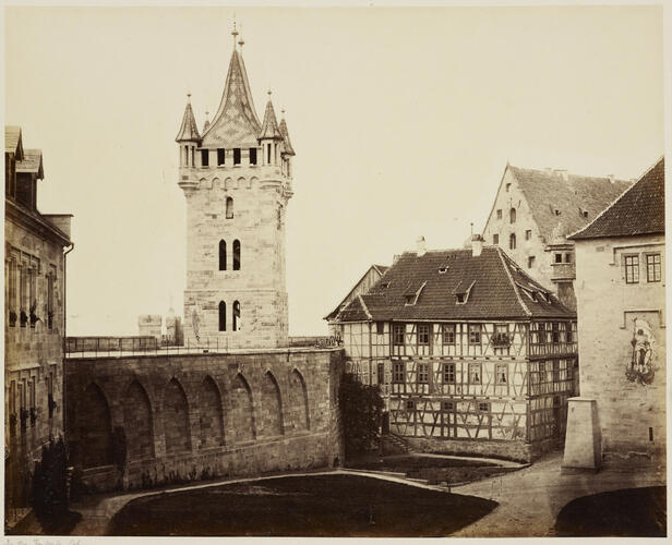 'Auf der Festung'; The Interior of the Fortress at Coburg