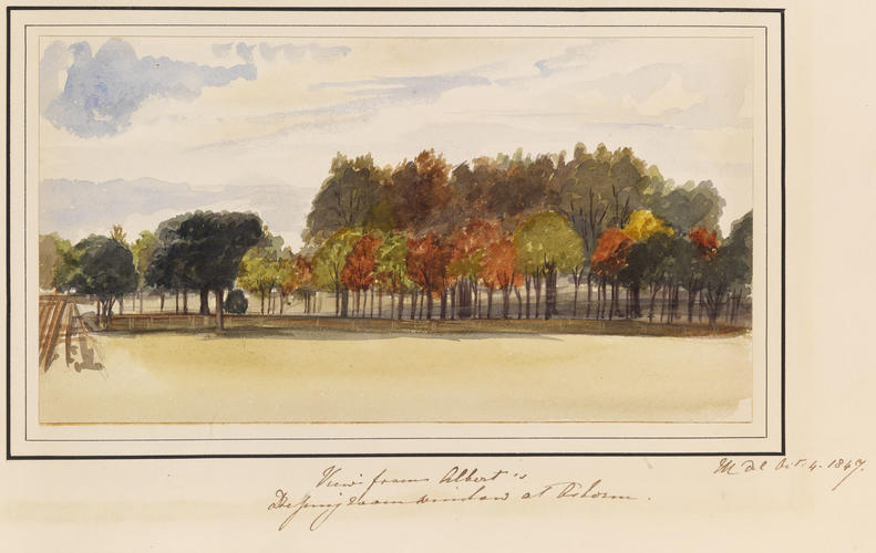 Item: View from Albert's dressing room window at Osborne