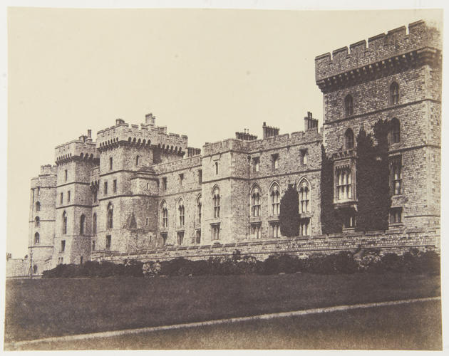 View of the South Front of Windsor Castle, from the north east