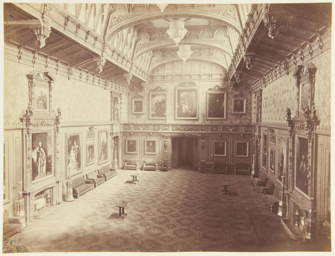 The Waterloo Chamber, Anno 1880, looking East