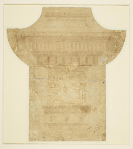 A design for the entablature of the Baldacchino in St Peter's, Rome A design for the entablature of the Baldacchino in St Peter's, Rome