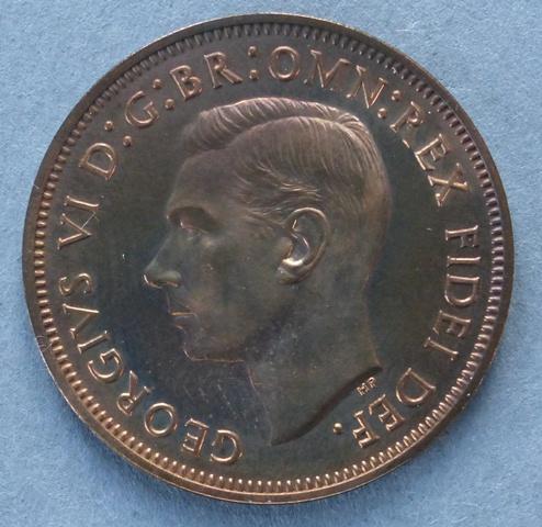 George VI proof halfpenny George VI proof halfpenny
