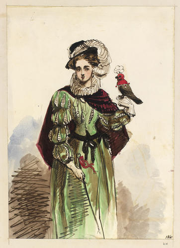 Master: Madame de Coninck's Albums: Princess Alice
Item: A female figure with a bird Master: Madame de Coninck's Albums: Princess Alice
Item: A female figure with a bird