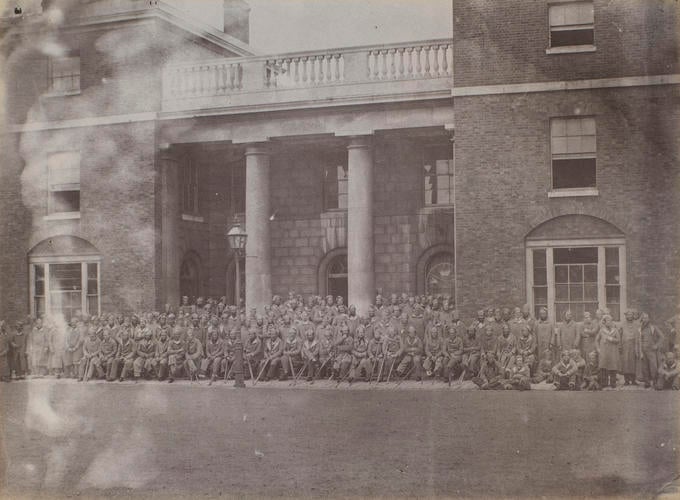 Wounded Crimean War Veterans at Chatham Military Hospital