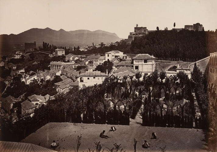 Views of the cármenes of the Alhambra, Granada