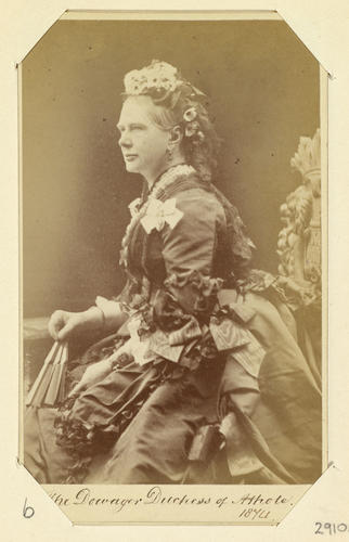 The Dowager Duchess of Athole. 1874. [Royal Household Portraits. Volume 55. ]