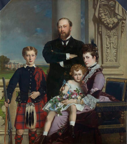 The Family of Albert Edward, Prince of Wales, later King Edward VII (1841-1910)