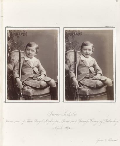 Prince Leopold of Battenberg, 1894 [in Portraits of Royal Children Vol. 41 1893-1894]