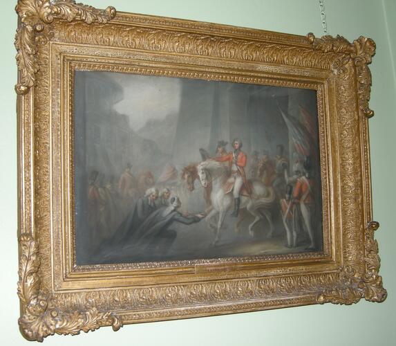 HRH Frederick, Duke of York entering a conquered city (Valenciennes, 1793)