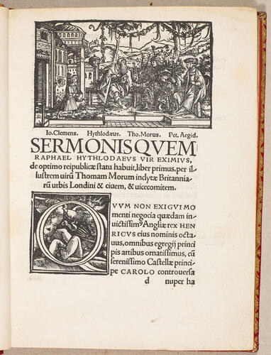 De Optimo reip. statu, deque nova insula Utopia ; Epigrammata / T. Mori Epigrammata Des. Erasmi Roterodami De Optimo reip. statu, deque nova insula Utopia ; Epigrammata / T. Mori Epigrammata Des. Erasmi Roterodami