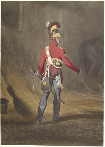 British Army. Corporal, Life Guards. About 1816