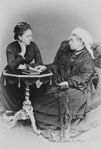 Queen Victoria and Princess Beatrice, 1879 [in Portraits of Royal Children Vol. 24 1879]