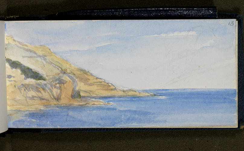 Master: Queen Victoria's Sketch Book 1879-1882
Item: A coastal landscape