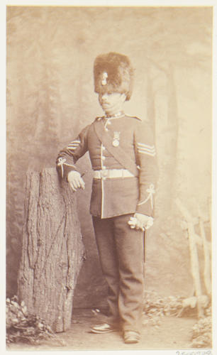 The 23rd Royal Welsh Fusiliers - Sergeant G. Attlewell. [Portraits of officers, non-commissioned officers and privates engaged in Ashanti, 1873. Ashanti and Zululand portraits, 1873 and 1879]