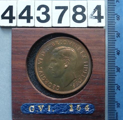 George VI Proof penny George VI Proof penny
