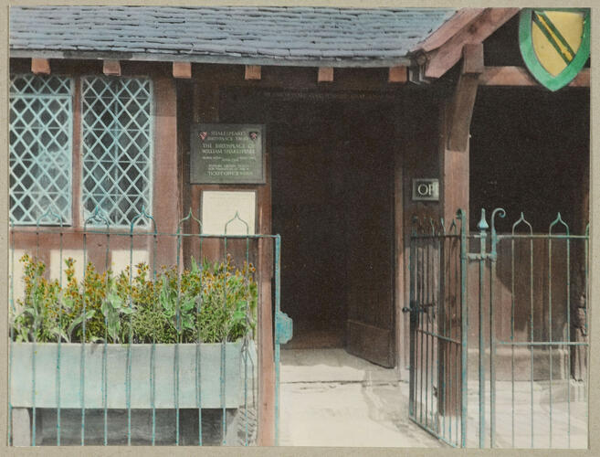 Entrance to William Shakespeare's Birthplace, Stratford-upon-Avon