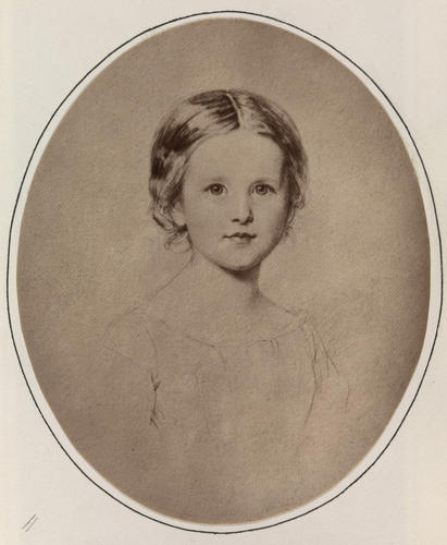 'Photographic portrait of a very dear little girl'