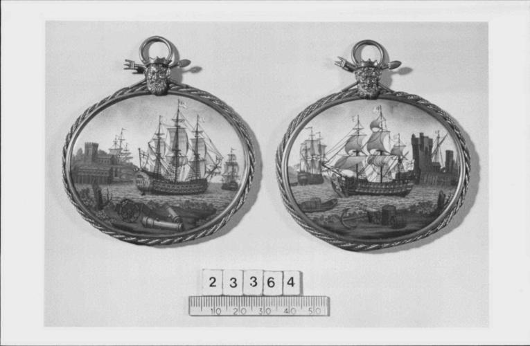 Pair of plaques