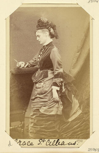 Grace St Albans. 1873. [Royal Household Portraits. Volume 55. ]