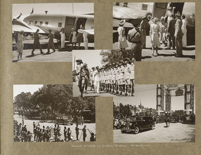 Arrival at Salisbury, Southern Rhodesia, now Zimbabwe Arrival at Salisbury, Southern Rhodesia, now Zimbabwe