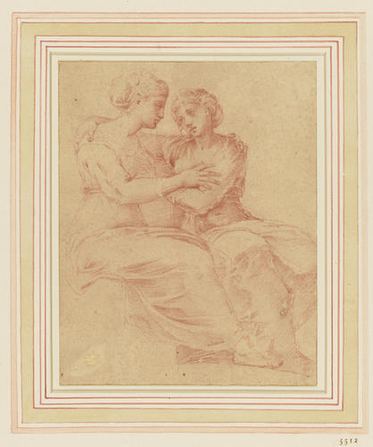 Two female figures Two female figures