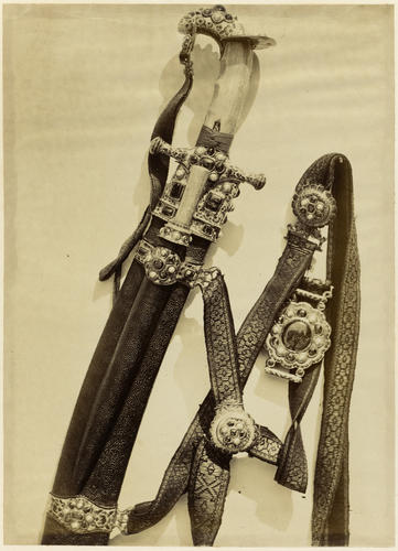 Sword in holder