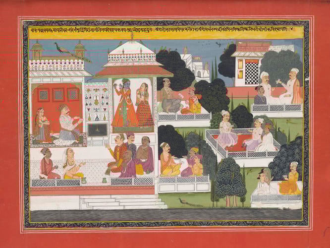 Master: Gita Govinda गीत गोविन्द (Song of the Cowherd)
Item: Gita Govinda गीत गोविन्द (Song of the Cowherd): introduction verse four Master: Gita Govinda गीत गोविन्द (Song of the Cowherd)
Item: Gita Govinda गीत गोविन्द (Song of the Cowherd): introduction verse four